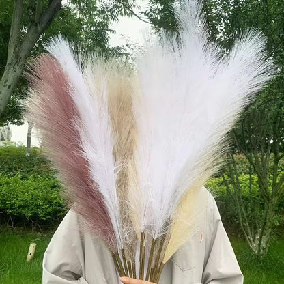 Weddings Home Decoration Boho Style Large Long Reed Branch Artificial Faux Pampas Grass