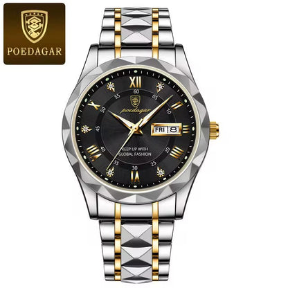 Waterproof Luminous Double Calendar Men's Watch